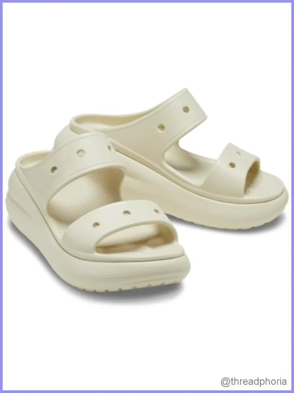 Women's Classic Crush Platform Sandals 60mm Slip-On Clogs